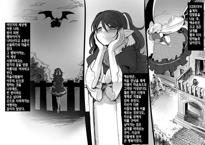 미소녀 뱀파이어에 의해 젖 드링크 바가 되는 이야기