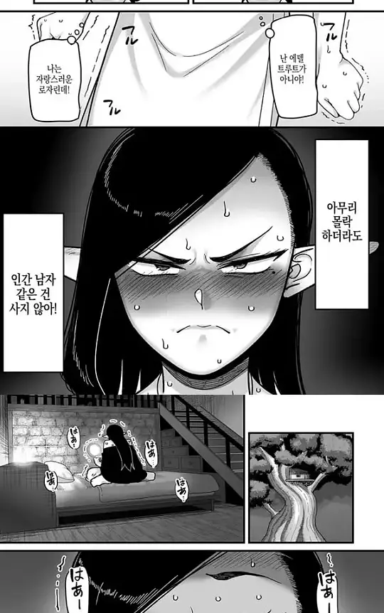 고위한 엘프가 천한인간 남창과 어울리는밤 - 1