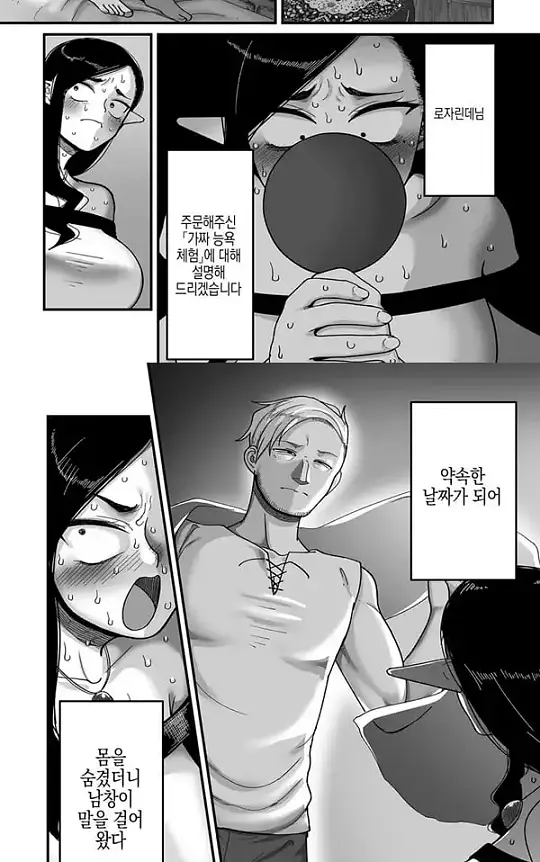 고위한 엘프가 천한인간 남창과 어울리는밤 - 1